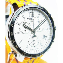 Load image into Gallery viewer, Tissot Quickster Chronograph NBA LA Lakers White Dial Yellow NATO Strap Watch for Men - T095.417.17.037.05