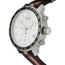 Load image into Gallery viewer, Tissot Quickster Chronograph NBA Toronto Raptors White Dial Two Tone NATO Strap Watch for Men - T095.417.17.037.16