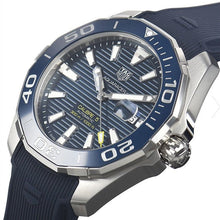 Load image into Gallery viewer, Tag Heuer Aquaracer Blue Dial Watch for Men - WAY201B.FT6150