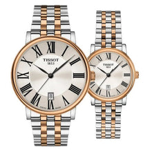 Load image into Gallery viewer, Tissot T Classic Carson Premium Silver Dial Two Tone Steel Strap Watch For Men - T122.410.22.033.00