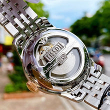 Load image into Gallery viewer, Tissot Le Locle Powermatic 80 Diamonds Silver Dial Two Tone Steel Strap Watch For Men - T006.407.22.036.01