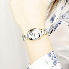Load image into Gallery viewer, Tissot T Wave Mother of Pearl Dial Two Tone Steel Strap Watch for Women - T023.210.22.117.00