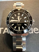 Load image into Gallery viewer, Tag Heuer Aquaracer Black Dial Watch for Men - WAY111A.BA0928