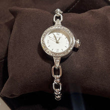 Load image into Gallery viewer, Bulova Crystals White Dial Silver Steel Strap Watch for Women - 96X114