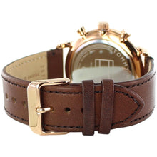 Load image into Gallery viewer, Tommy Hilfiger Legend Analog Black Dial Brown Leather Strap Watch For Men - 1710566