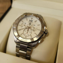 Load image into Gallery viewer, Tag Heuer Aquaracer White Dial Silver Steel Strap Watch for Men - CAY1111.BA0927