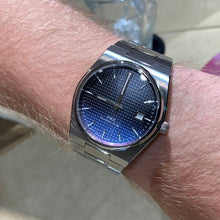 Load image into Gallery viewer, Tissot Powermatic 80 Automatic Gradient Blue Dial Silver Steel Strap Watch for Men - T137.407.11.051.01