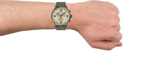 Load image into Gallery viewer, Tissot T Sport Chrono XL Beige Dial Green Nylon Strap Watch for Men - T116.617.37.267.00