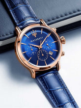 Load image into Gallery viewer, Maserati Epoca Blue Dial Leather Blue Strap Watch For Men - R8871618007
