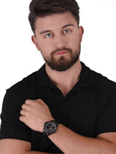 Load image into Gallery viewer, Maserati Successo Solar Black Dial Grey Steel Strap Watch For Men - R8873645001
