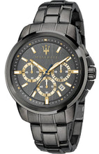 Load image into Gallery viewer, Maserati Successo Chronograph Gray Dial Gray Steel Strap Watch For Men - R8873621007