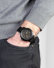 Load image into Gallery viewer, Maserati Successo Black Dial Black Rubber Strap Watch For Men - R8871621011