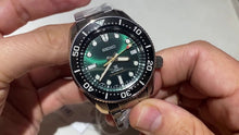 Load image into Gallery viewer, Seiko Prospex 140th Anniversary Limited Divers Green Dial Silver Steel Strap Watch For Men - SPB207J1