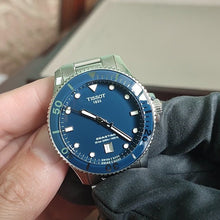 Load image into Gallery viewer, Tissot Seastar 1000 Blue Dial Silver Steel Strap Watch For Men - T120.410.11.041.00