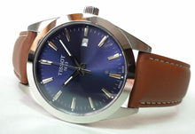 Load image into Gallery viewer, Tissot Gentleman Blue Dial Brown Leather Strap Watch For Men - T127.410.16.041.00