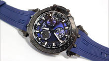 Load image into Gallery viewer, Tissot T Race Chronograph Blue Dial Blue Silicone Strap Watch For Men - T115.417.37.041.00