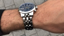 Load image into Gallery viewer, Tissot PRC 200 Chronograph Quartz Blue Dial Silver Steel Strap Watch For Men - T114.417.11.047.00