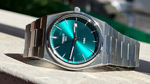 Load image into Gallery viewer, Tissot PRX Green Dial Silver Steel Strap Watch For Men - T137.410.11.091.00