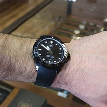 Load image into Gallery viewer, Tissot Seastar 1000 Powermatic 80 Black Dial Black Rubber Strap Watch For Men - T120.407.37.051.00