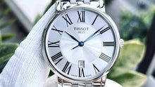 Load image into Gallery viewer, Tissot Carson Premium Silver Dial Silver Steel Strap Watch For Men - T122.410.11.033.00