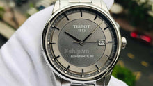Load image into Gallery viewer, Tissot Luxury Powermatic 80 Grey Dial Silver Steel Strap Watch for Men - T086.407.11.061.00