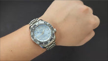 Load image into Gallery viewer, Seiko Prospex Limited Edition Automatic GMT Glacier Blue Dial Silver Steel Strap Watch For Men - SPB385J1