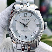 Load image into Gallery viewer, Tissot Ballade Powermatic 80 Automatic Mother of Pearl Dial Silver Steel Strap Watch For Women - T108.208.11.117.00