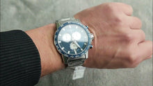 Load image into Gallery viewer, Tissot Supersport Chrono Blue Dial Silver Steel Strap Watch For Men - T125.617.11.041.00