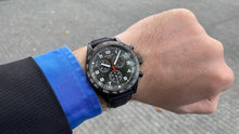 Load image into Gallery viewer, Tissot T Sport PRS 516 Chronograph Black Dial Black Leather Strap Watch for Men - T131.617.36.052.00
