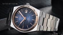 Load image into Gallery viewer, Tissot PRX Powermatic 80 Automatic 18K Gold Blue Dial Silver Steel Strap Watch for Men - T931.407.41.041.00