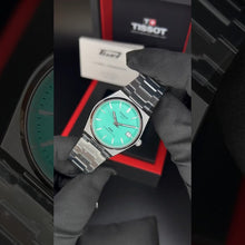 Load image into Gallery viewer, Tissot PRX Powermatic 80 Light Green Dial Silver Steel Strap Watch for Men - T137.207.11.091.01