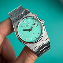 Load image into Gallery viewer, Tissot PRX Quartz Light Green Dial Silver Steel Strap Watch for Men - T137.410.11.091.01