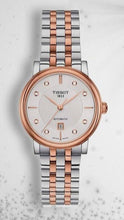 Load image into Gallery viewer, Tissot T Classic Carson Premium Diamonds White Dial Two Tone Steel Strap Watch for Women - T122.207.22.036.00