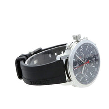 Load image into Gallery viewer, Tissot PRC 200 Chronograph Black Dial Black Rubber Strap Watch for Men - T114.417.17.057.00