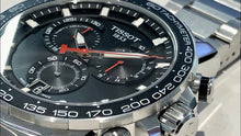 Load image into Gallery viewer, Tissot Supersport Chrono Black Dial Silver Steel Strap Watch For Men - T125.617.11.051.00