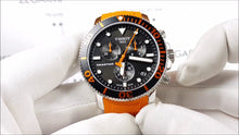 Load image into Gallery viewer, Tissot Seastar 1000 Chronograph Black Dial Orange Rubber Strap Watch For Men - T120.417.17.051.01