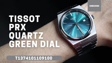 Load image into Gallery viewer, Tissot PRX Green Dial Silver Steel Strap Watch For Men - T137.410.11.091.00