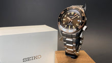 Load image into Gallery viewer, Seiko Prospex Sea Diver Automatic Brown Dial Silver Steel Strap Watch For Men - SPB240J1