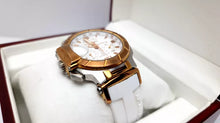 Load image into Gallery viewer, Tissot T Race Chronograph White Dial White Rubber Strap Watch for Women - T048.217.27.017.00