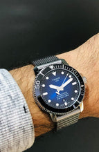 Load image into Gallery viewer, Tissot Seastar 1000 Powermatic 80 Blue Dial SIlver Mesh Bracelet Watch For Men - T120.407.11.041.02