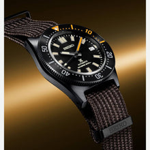 Load image into Gallery viewer, Seiko Prospex Black Series 1965 Limited Edition Black Dial Brown NATO Strap Watch For Men - SPB253J1