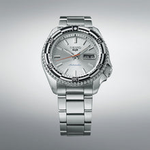 Load image into Gallery viewer, Seiko 5 Sports Special Edition Silver Dial Silver Steel Strap Watch For Men - SRPK09K1