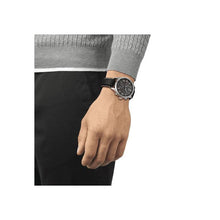 Load image into Gallery viewer, Tissot Chrono XL Vintage Quartz Black Dial Black Leather Strap Watch For Men - T116.617.16.062.00
