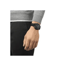 Load image into Gallery viewer, Tissot Chrono XL Vintage Black Dial Black Leather Strap Watch For Men - T116.617.36.052.00