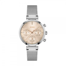 Load image into Gallery viewer, Hugo Boss Flawless Pink Dial Silver Mesh Bracelet Watch for Women - 1502625