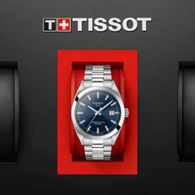 Load image into Gallery viewer, Tissot Gentlemen Powermatic 80 Silicium Blue Dial Silver Steel Strap Watch For Men - T127.407.11.041.00