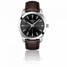 Load image into Gallery viewer, Tissot Gentlemen Black Dial Brown Leather Strap Watch for Men - T127.410.16.051.01