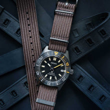 Load image into Gallery viewer, Seiko Prospex Black Series 1965 Limited Edition Black Dial Brown NATO Strap Watch For Men - SPB253J1
