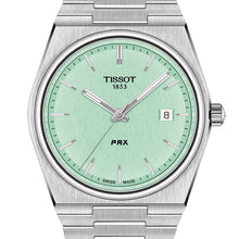 Load image into Gallery viewer, Tissot PRX Quartz Light Green Dial Silver Steel Strap Watch for Men - T137.410.11.091.01