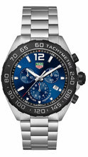 Load image into Gallery viewer, Tag Heuer Formula 1 Chronograph Blue Dial Silver Steel Strap Watch for Men - CAZ101AV.BA0842